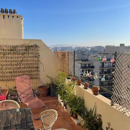 4 Personnes Appart 60 M2 Terrasse 35M2 Sejour Sud 2 Vraies Chambres Gare Saint-Charles Universite Marseilles Buitenkant foto