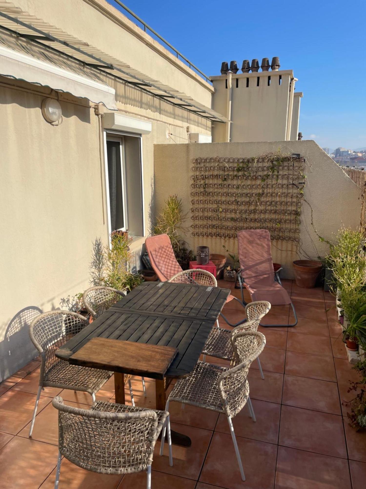 4 Personnes Appart 60 M2 Terrasse 35M2 Sejour Sud 2 Vraies Chambres Gare Saint-Charles Universite Marseilles Buitenkant foto