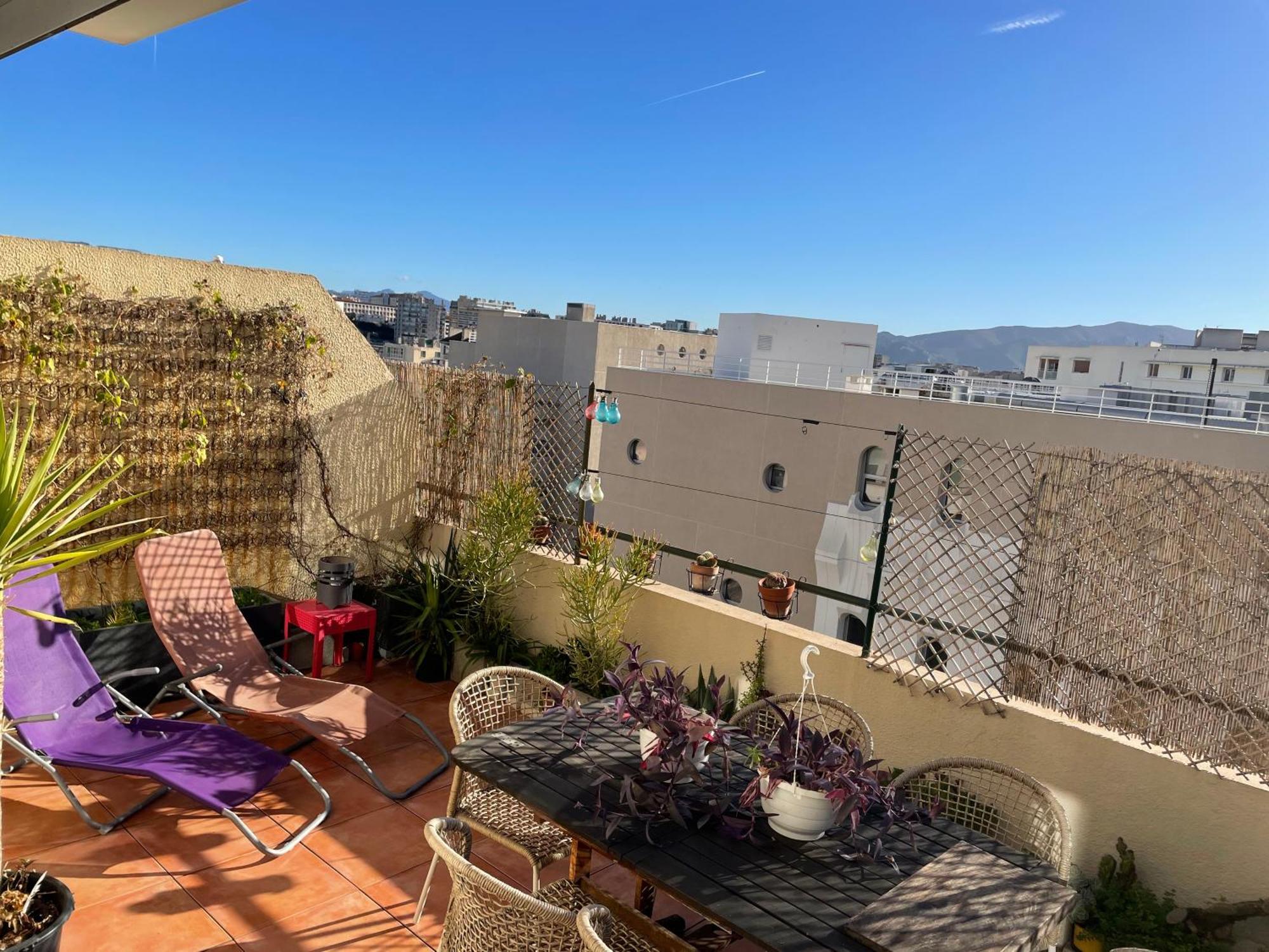 4 Personnes Appart 60 M2 Terrasse 35M2 Sejour Sud 2 Vraies Chambres Gare Saint-Charles Universite Marseilles Buitenkant foto
